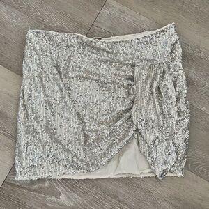 FREE PEOPLE SAIN SEQUIN SKIRT